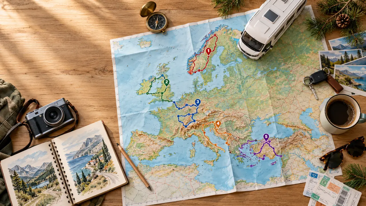 Idée de sortie week-end en camping-car : 5 circuits courts pour vraiment décrocher