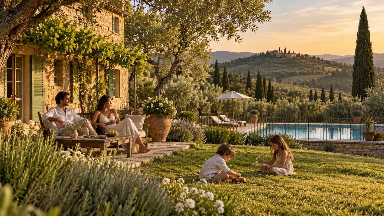 Vacances en Toscane en famille dans un agritourisme du Chianti