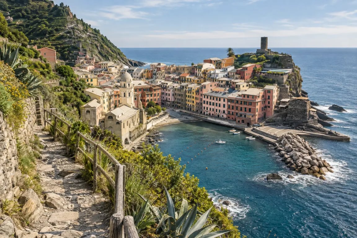Paysage des Cinque Terre, étape incontournable du tourisme nord Italie