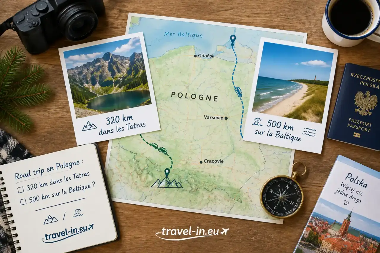Road trip en Pologne : 320 km dans les Tatras ou 500 km sur la Baltique ?