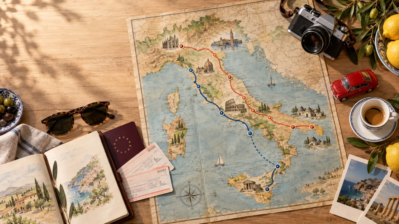 Road trip en Italie sur 2 semaines : 2 itinéraires pour limiter les trajets