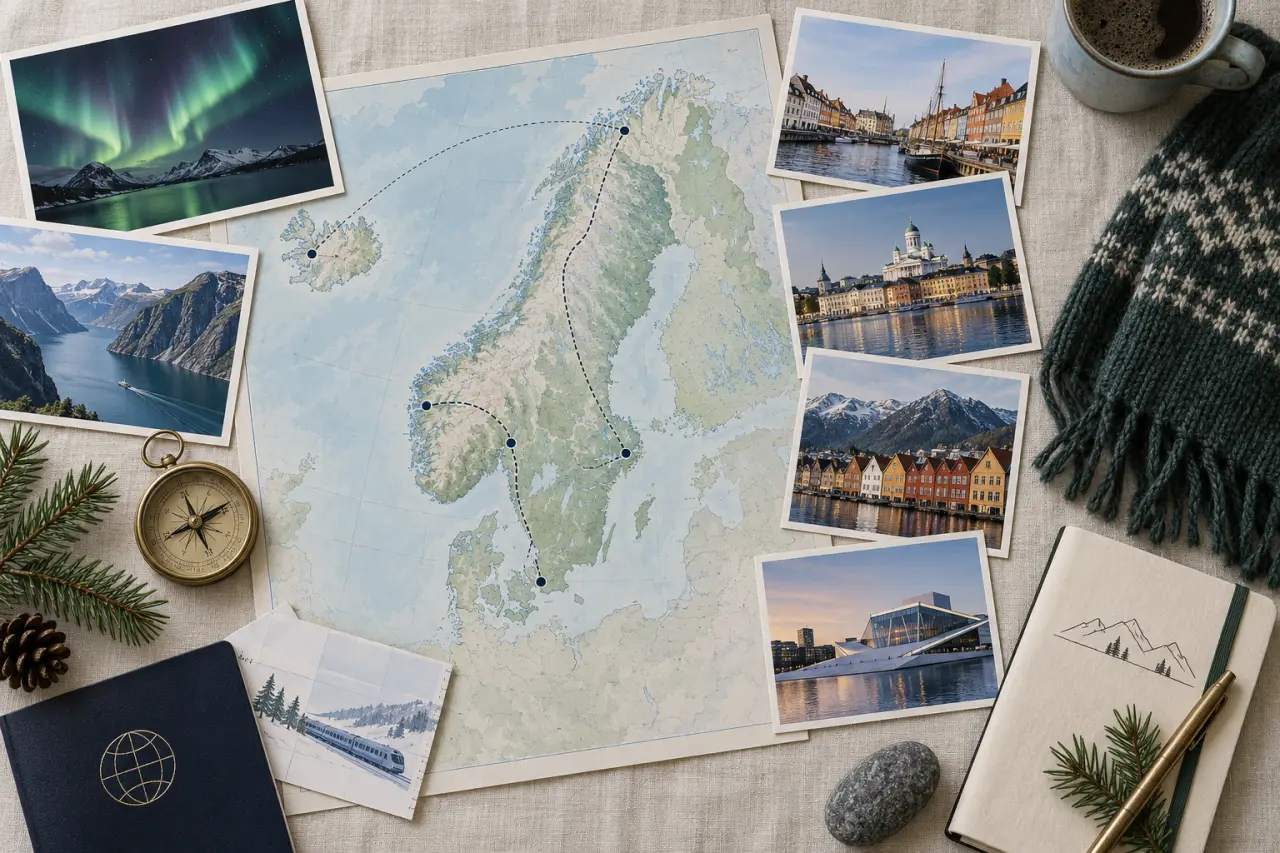 Voyage en Europe du Nord : combinez fjords, aurores et capitales sans multiplier les étapes