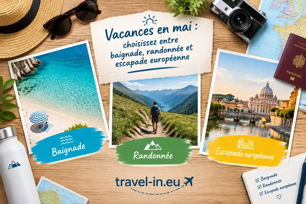Vacances en mai : choisissez entre baignade, randonnée et escapade européenne