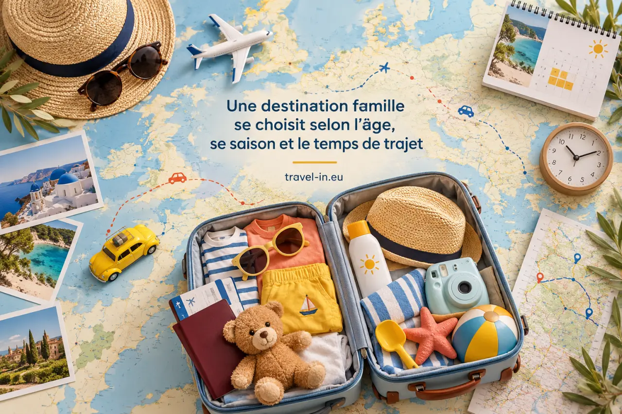 Une destination famille se choisit selon l’âge, la saison et le temps de trajet