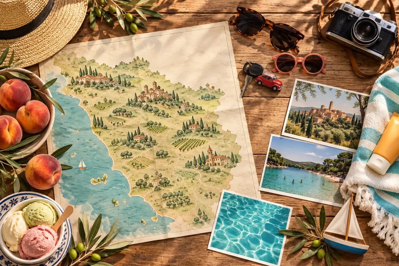 Vacances en Toscane en famille : moins de route, plus de villages et de baignades