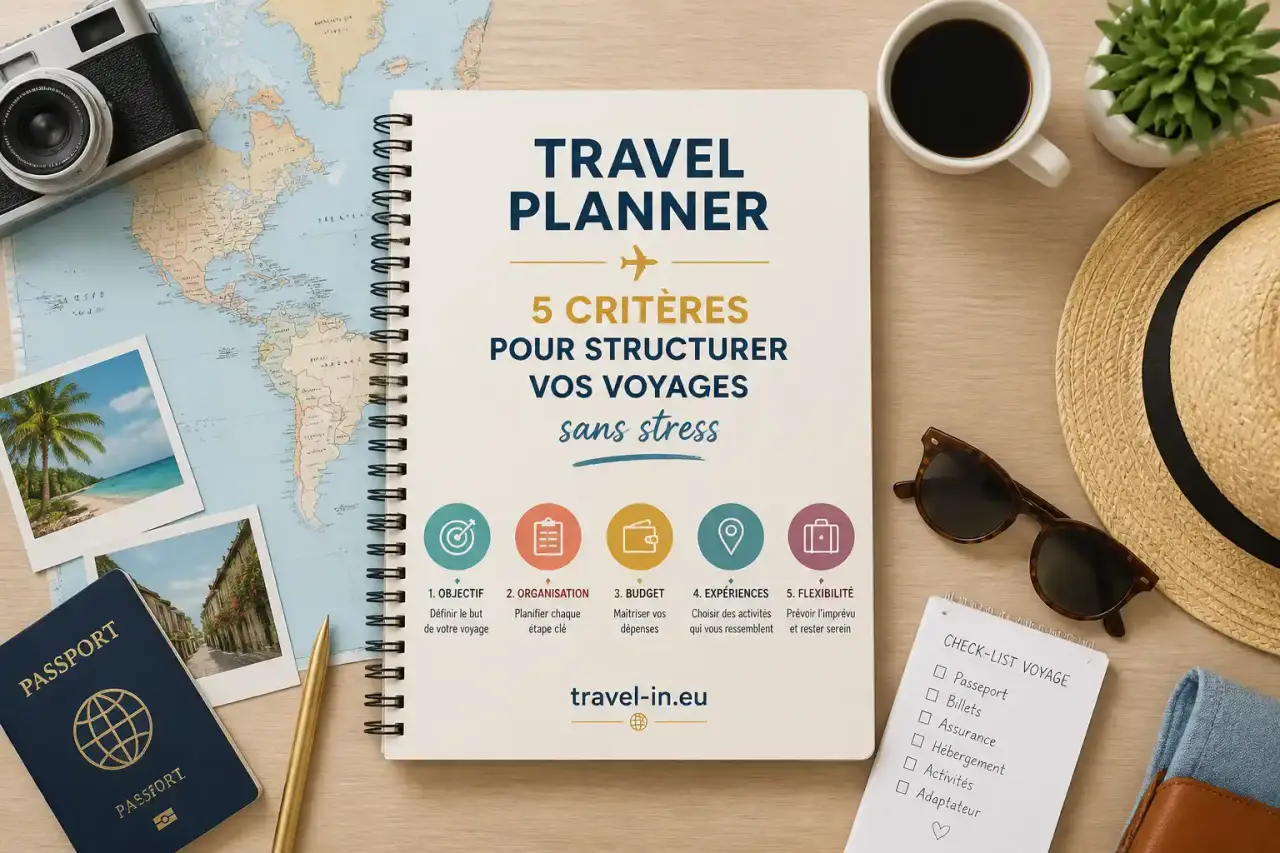 Travel planner : 5 critères pour structurer vos voyages sans stress